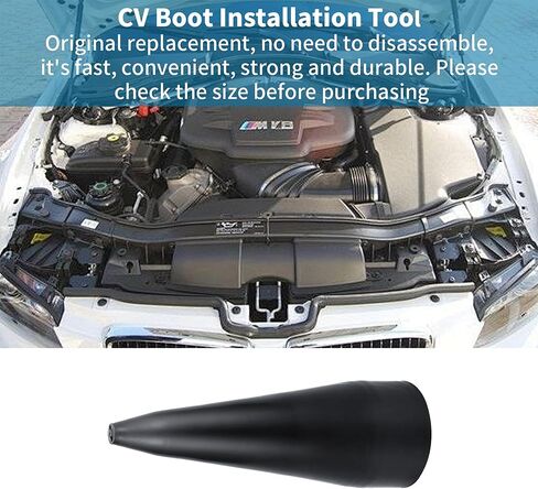 awliye CV Boot Installation Tool, 110mm (4.33 inch) Bottom Diameter CV Boot Expander Cone Tool, CV Boot Spreader Tool for Fitting Universal Stretch CV Boot CV Joint Driveshaft, Black in Kuwait