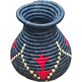 سلة سيزال منسوجة يدويًا مزهرية سلة زخرفية مصنوعة يدويًا مزهرية زهرة ديكور المنزل مركزية زين تصاميم الفنون والحرف (طور طبيعية) in Kuwait