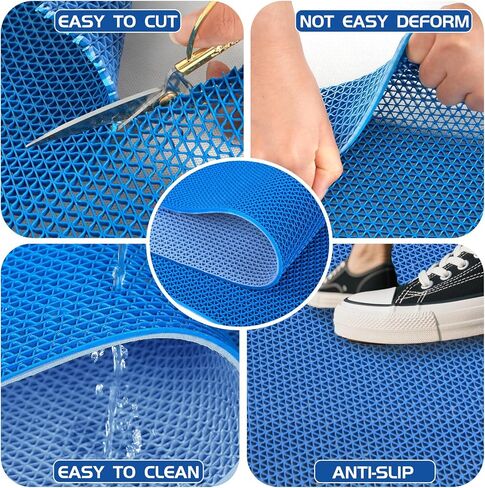 Teemo 1pcs Pool Haps for Deck 3x10ft Dripber Dripber Matting Non Slip Driplage Floor Mats Pool Bather Bathering Mat anti slip deck for ourdoor oundoors outs (black) in Kuwait