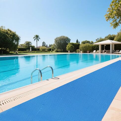 Teemo 1pcs Pool Haps for Deck 3x10ft Dripber Dripber Matting Non Slip Driplage Floor Mats Pool Bather Bathering Mat anti slip deck for ourdoor oundoors outs (black) in Kuwait