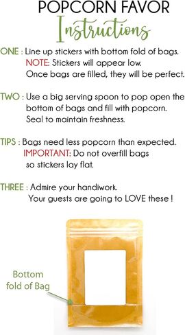 Winnie the Pooh Baby Shower Popcorn Bag & Sticker Favors (Kraft Stand up Bags & Stickers 30 COUNT) in Kuwait