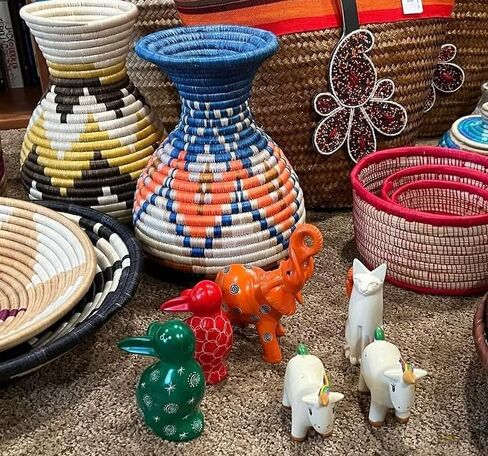 سلة سيزال منسوجة يدويًا مزهرية سلة زخرفية مصنوعة يدويًا مزهرية زهرة ديكور المنزل مركزية زين تصاميم الفنون والحرف (طور طبيعية) in Kuwait