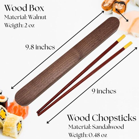 Walnut Chopsticks Reusable Engraved With Personalized Names Classic or Japanese Chinese Style Wood Chopsticks Dinnerware Utensils Wedding Birthday Gift in Kuwait