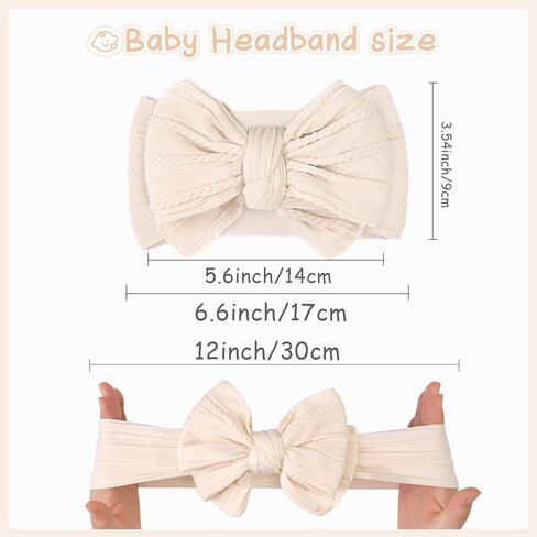 CÉLLOT Baby Flower Headbands Baby Girls Flower Bows Nylon Head Wear Hair Accessories for Newborn Infant Toddlers in Saudi Arabia