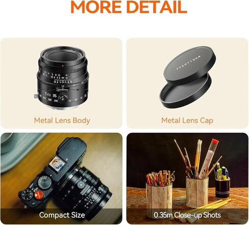 TTARTISAN 35 مم F1.4 عدسة تحول الميل للتركيز اليدوي APS-C على الكاميرا بدون مرآة A6500 A6600 A6700 NEX-5C NEX-6 NEX-7 ZVE-10 ZVE-10II FX30 A7M4 A7R5 A7S3 A1 A1 A9 A9 ZV-E1 in Kuwait
