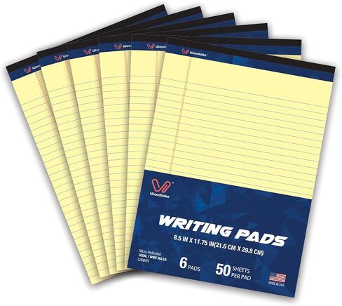PAD PAD PAD 8.5 × 11 ، دفتر ملاحظات ورق الرسم البياني ، ورق الشبكة الرباعي 4 × 4 ، 50 ورقة لكل لوحة ، 6 حزمة ، ورقة بيانية صغرى من أجل هندسة الرياضيات ، مصنوعة في الولايات المتحدة الأمريكية in Kuwait