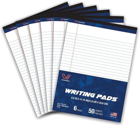 PAD PAD PAD 8.5 × 11 ، دفتر ملاحظات ورق الرسم البياني ، ورق الشبكة الرباعي 4 × 4 ، 50 ورقة لكل لوحة ، 6 حزمة ، ورقة بيانية صغرى من أجل هندسة الرياضيات ، مصنوعة في الولايات المتحدة الأمريكية in Kuwait