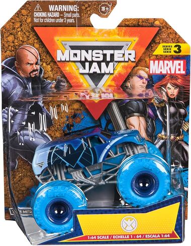 Monster Jam, Marvel Official Captain America Vs. Black Panther Die-Cast Monster Trucks, 1:64 Scale, Kids Toys for Boys and Girls Ages 3 and up in Saudi Arabia