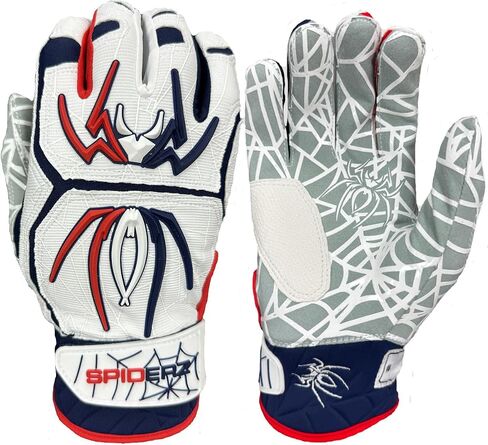 Spiderz Hybrid Baseball/Softball Bloves ، Black/Pink in Kuwait