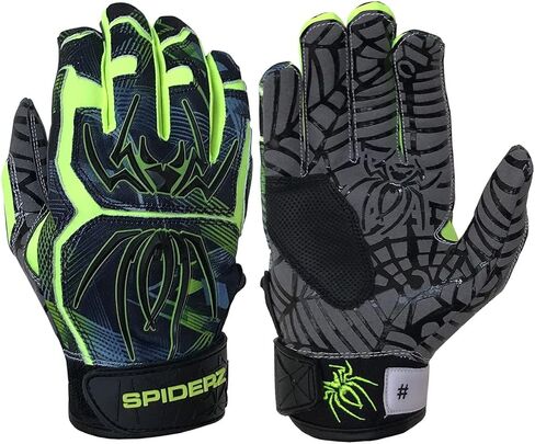 Spiderz Hybrid Baseball/Softball Bloves ، Black/Pink in Kuwait