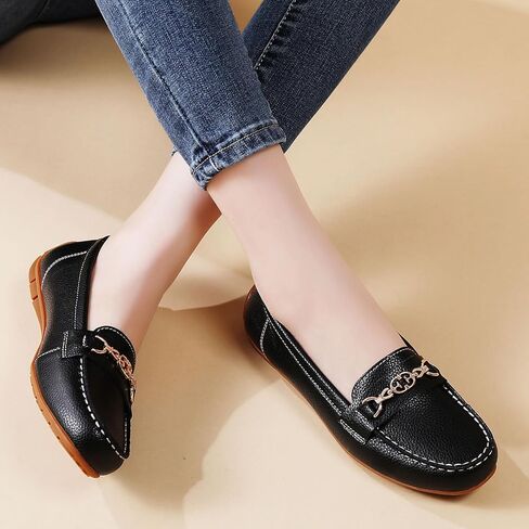 Loafers for Women Comfortable Flats Penny Loafers Slip-Ons Women's Driving Mocs Walking Shoes Ladies Work Business Casual Dress in Kuwait