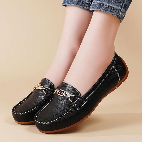 Loafers for Women Comfortable Flats Penny Loafers Slip-Ons Women's Driving Mocs Walking Shoes Ladies Work Business Casual Dress in Kuwait