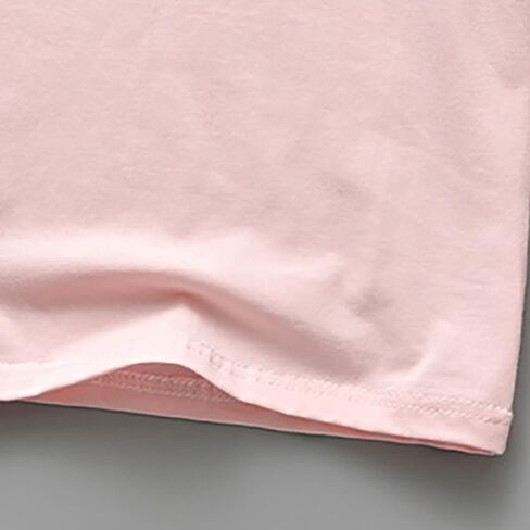 Babies, Toddlers, and Girls' Solid Short-Sleeve Tee Shirts Clothes Lapel Cotton Tee Shirts Tops Casual Summer Spring Tee White in Saudi Arabia