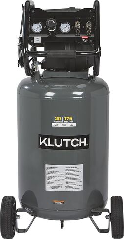 Klutch 60-Gallon Single-Stage Vertical Air Compressor, 3.7 HP, 230 Volts in Saudi Arabia
