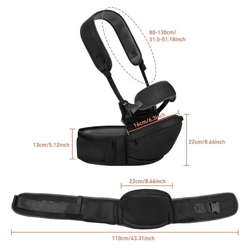 IULONEE Hip Seat Baby Carrier Baby Sling Toddler Backpack with Multiple Pockets Detachable Infant Wrap Comfortable Baby Wrap Carrier Ergonomic Baby Hipseat Sling for Newborns in Kuwait