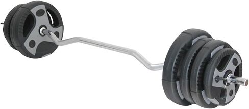 مجموعة الوزن القابلة للتعديل في الولايات المتحدة مع 55 بوصة الحديد ، الدمبل ، ومقبض kettlebell - معدات ممارسة متعددة الاستخدامات للتدريبات الصالة الرياضية المنزلية in Kuwait
