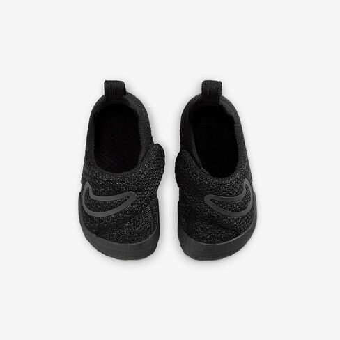 Nike Swoosh 1 Baby/Toddler Shoes (FB3244-001, Black/Wolf Grey/White) Size 7 in Saudi Arabia