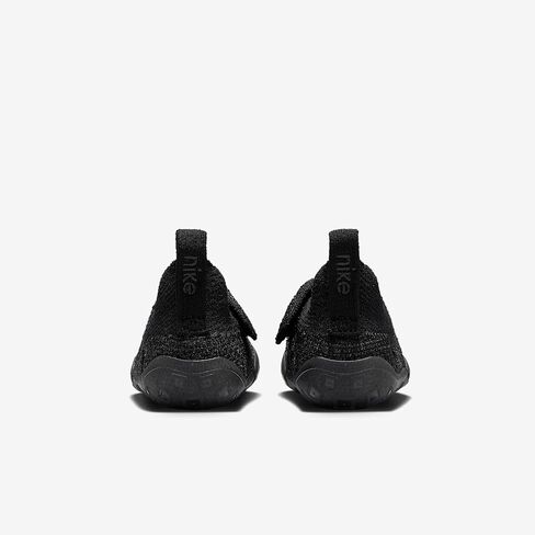 Nike Swoosh 1 Baby/Toddler Shoes (FB3244-001, Black/Wolf Grey/White) Size 7 in Saudi Arabia