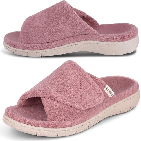 Women's Adjustable Wrap Open-toe Slippers with Arch Support, Summer House Shoes for Women Indoor/Outdoor in Saudi Arabia