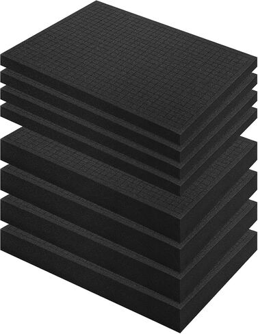 6Pcs Pick and Pluck Foam Large Size Apart Foam Insert Pre-Cubed Pick Padding Polyethylene Sheets for Crafts Toolboxes Storage Drawer 15.74 * 11.82 IN in Kuwait