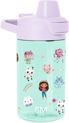 Simple Modern Bluey Kids Water Bottle Plastic BPA-Free Tritan Cup with Leak Proof Straw Lid | Reusable and Durable for Toddlers, Girls and Boys | Summit Collection | 12oz, Sky in Saudi Arabia