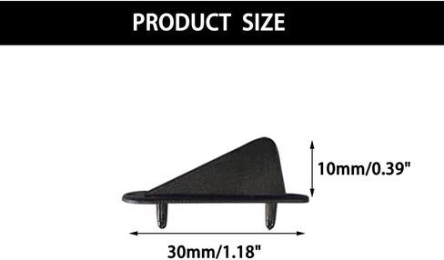 4PCS RC Airplane Nylon Fixed Tip Protector Wing Tip Protector Protecting Corner for RC Plane Aircraft Helicopter DIY Model Plane Parts (50x18mm White) in Kuwait