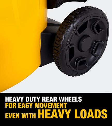 DeWalt 10 Gallon 5.0 Peak HP Stealthsonic Shop Vacuum Wit and Dry ، VAC الجاف الهادئ تمامًا ، مثالي لموقع العمل ، المرآب ، السيارات وورشة DXV10P-QT مع مرفقات وشفط قوي ، تنظيف محمول in Saudi Arabia