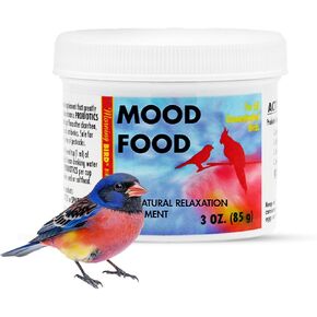 Morning Bird Mood Food (Avian Calming Formula), Non-Sedating Anxiety & Stress Relief Powder for Nervous Birds or Unwanted Behaviors, 1 oz in Kuwait