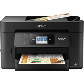 Epson Workforce Pro WF-3820 All-in-One Wireless Color Inkjet Printer, Black - Print Scan Copy Fax - 2.7" Touchscreen, 21 ppm, 4800 x 2400 dpi, 8.5 x 14, Auto 2-Sided Printing, 35-Sheet ADF, Ethernet in Saudi Arabia