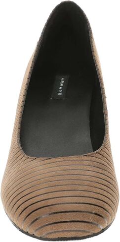 ARRAY Women’s Flatter Low Heel Leather Dress Pump in Kuwait