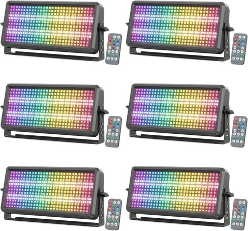 180W LED LED LIGH LIGHT ، دعم ضوء غسالة الجدار 4/11/165CH DMX ، RDM ، التحكم الصوتي النشط في اللون المتغير VLOOT DJ Lights Bar للحفلات حفل زفاف كنيسة Disco Club Indoor (2) in Kuwait
