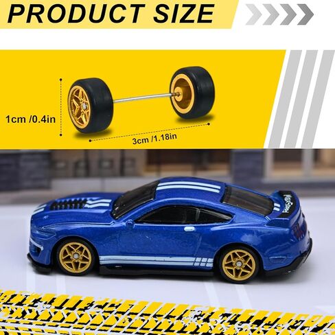 28 مجموعة 1/64 عجلات وإطارات طقم ، 1:64 النموذج المقياس حافات العجلات الساخنة الإطارات المطاطية إطارات الاستبدال عشوائي للسيارات النموذج in Kuwait
