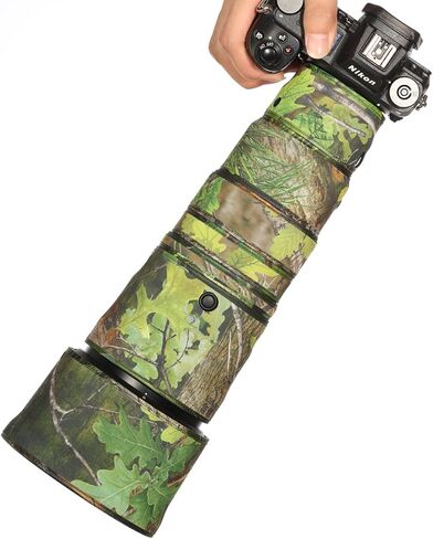 CHASING BIRDS Lens Camouflage Waterproof Coat for Nikon Z 400mm f/4.5 VR S Rainproof Lens Protective Cover Version IV (Reed Camouflage, with 1.4X TC) in Saudi Arabia