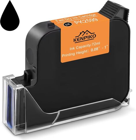 Handheld Printer, 2025 Upgrade 1 Inch Print Height Handheld Inkjet Printer with 72ML Quick-Drying Ink Cartridge,Portable Inkjet Printers Gun with 4.3" Touch Screen for Barcode, Logo, Date in Kuwait
