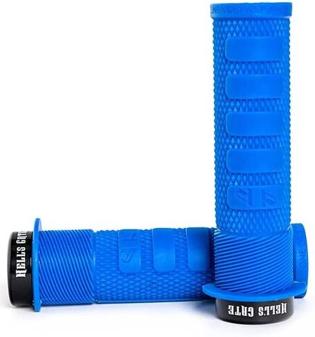 MTB Grips, Lock on, No-Twist, Grippy/Tacky, Cushioned - Hell's Gate Grips in Saudi Arabia