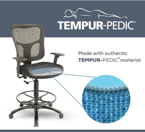 Tempur-Pedic TP8200 النسيج المريح براز صياغة منتصف الظهير ، الزيتون (TP8200-OLIVE) in Kuwait