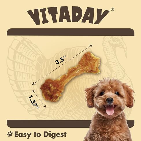 Turkey Tendon for Dogs – 100% Natural, USA-Sourced, High-Protein, Low-Fat, Long-Lasting Dog Chew, Rawhide Alternative, Hypoallergenic Puppy & Dog Treats, Strips in Kuwait