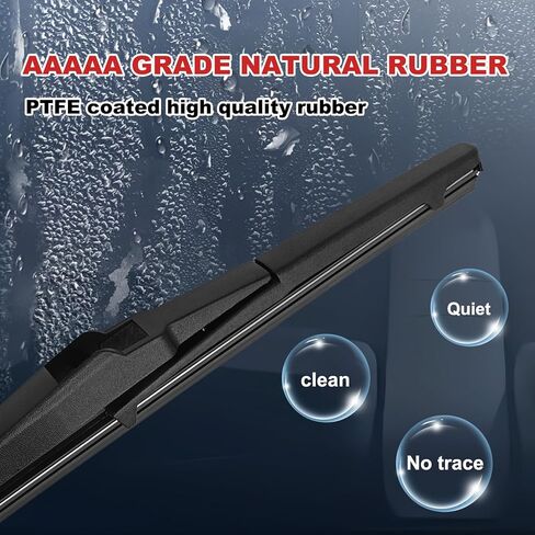 شفرة ممسحة خلفية 12 بوصة - 12 بوصة (12-A) استبدال ممسحة الزجاج الأمامي الخلفي لسيارة Dodge Journey 2022-2008 Durango 2022-2011/Toyota RAV4 2012-2001 Highlander 2019-2001 /Lexus NX RXL UX 2022-2015 in Kuwait