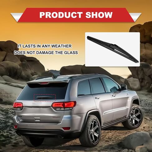 شفرة ممسحة خلفية 12 بوصة - 12 بوصة (12-A) استبدال ممسحة الزجاج الأمامي الخلفي لسيارة Dodge Journey 2022-2008 Durango 2022-2011/Toyota RAV4 2012-2001 Highlander 2019-2001 /Lexus NX RXL UX 2022-2015 in Kuwait