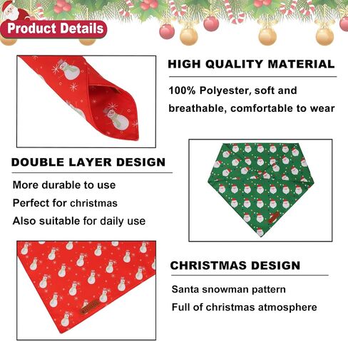 Adoggygo American Flag Dog Bandana 2 Pack ، White White Red USA Flag Scarf Bib ، Fit Fit 4th of July Bandanas for medical carge dogs pets (large) in Saudi Arabia