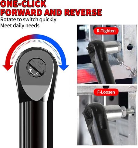 3/8" Electric Ratchet Wrench with LED Light,12V Cordless Power Ratchet Wrench Set with 1/4" Adapter, Extension Bar, 6 Sockets, 2 Batteries & Fast Charger for Car Repair, Home DIY (57N.m) in Saudi Arabia