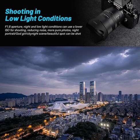 7artisans AutoFocus 24mm F1.8 Full Frame Lens,F1.8 Large Aperture,Support Automatic/Manual Compatible for Sony FX A1 A9 A7M A7R A7S A7C ZVE Series FX3,A9II,A7M2,A7S2 in Saudi Arabia