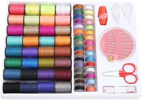 183pcs مجموعة خياطة للبالغين ، 183pcs إبرة وعقدة الخيوط لآلات الخياطة اليدوية للسفر للإصلاحات الصغيرة ، إصلاحات الطوارئ in Kuwait
