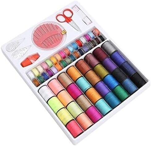 183pcs مجموعة خياطة للبالغين ، 183pcs إبرة وعقدة الخيوط لآلات الخياطة اليدوية للسفر للإصلاحات الصغيرة ، إصلاحات الطوارئ in Kuwait