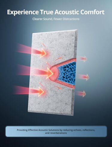 ألواح الجدران المقاومة للصوت ، ألواح رغوة صوتية كوتشوو للصوت للجدران ، 12 لوحات جدران صوتية 16'x12''x0.4 '' لوحات صوتية ملصقات ذاتية ، وألواح صوتية ، ديكور ، بيج ، بيج in Kuwait