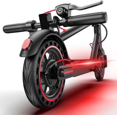Electric Scooter for Adults, Foldable E-Scooter with Dual Suspension & Front/Rear Turn Signal Lights, 650W Motor, 36V 18AH Battery, Up to 25 Miles Range & 22 MPH, 10" Large Honeycomb Solid Tires in Saudi Arabia