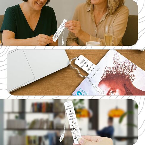 Metal Bookmark - Coworker Leaving Gifts for Women Men, Going Away Farewell Goodbye Gifts for Coworkers, You Will Be Missed Compass Bookmark, Retirement Gift for Boss Teacher Nurse Friend Coworker in Saudi Arabia