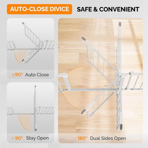 Bonnlo 120 Inches Wide Configurable Baby Gate, Fireplace Safety Fence/Guard, Adjustable 5-Panel Metal Play Yard for Toddler/Pet/Dog, Christmas Tree Fence, Includes 4 Pack of Wall Mounts, Black in Saudi Arabia