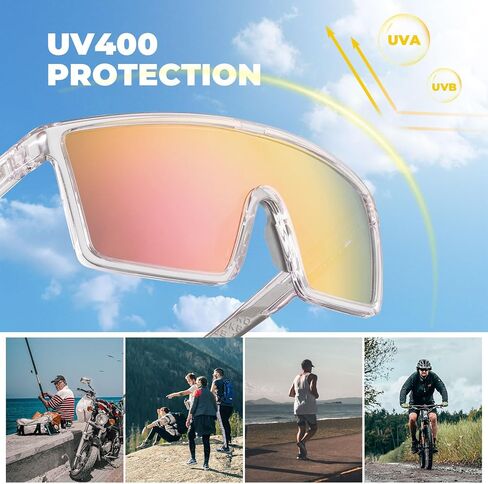 Rockbros Photochromic Cycling Cycling Clickes UV400 نظارات الدراجة خفيفة الوزن ركوب الدراجات في الهواء الطلق للرياضة في الهواء الطلق in Saudi Arabia