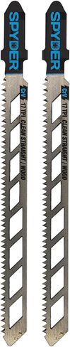 Spyder 8-Piece Jig Saw Blade Set for Wood, Skeleton, Single, and Double-Sided Blades, CRV/HSS Bi-Metal Steel, T-Shank Compatible with All Major Brands (300097) in Saudi Arabia